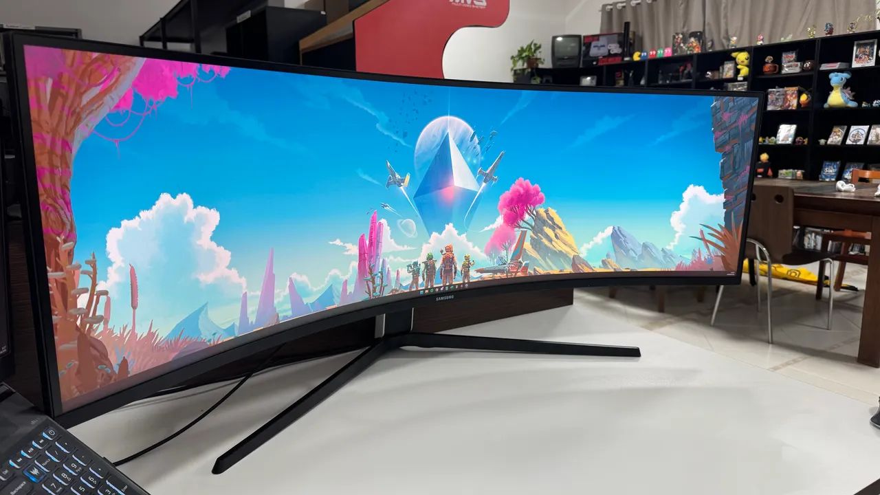 Monitor gamer Samsung Odyssey G9 49" Curvo - Foto 4