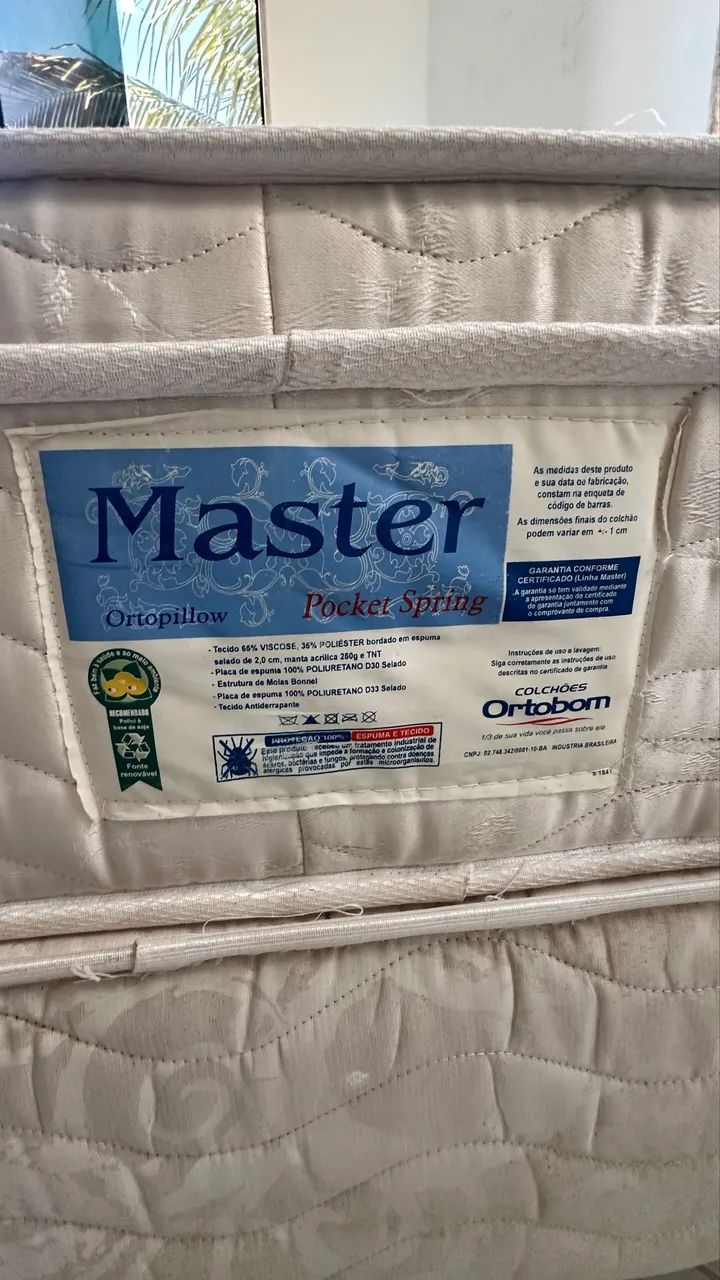 Cama box Solteiro (Master Ortopillow Rocker Spring) - Foto 2