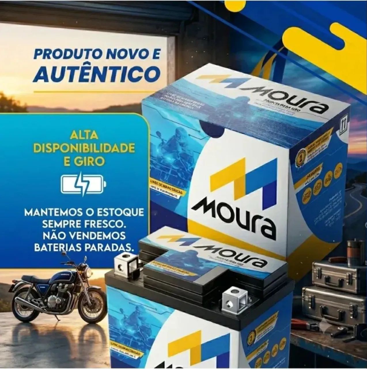 Bateria para sua Moto 