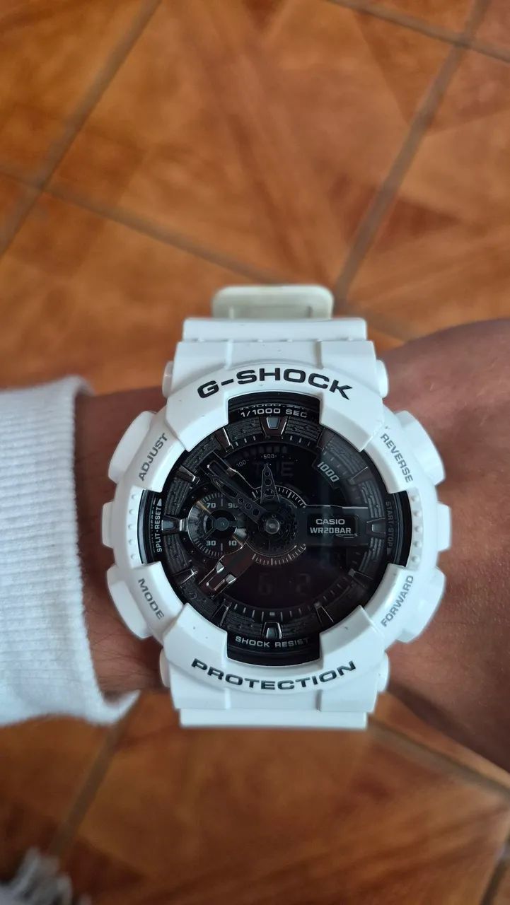 Casio G-Shock GA-110GW Original Branco - Foto 5