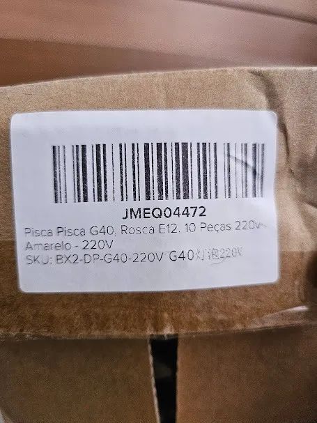 kit 10 lâmpadas G40 rosca E12