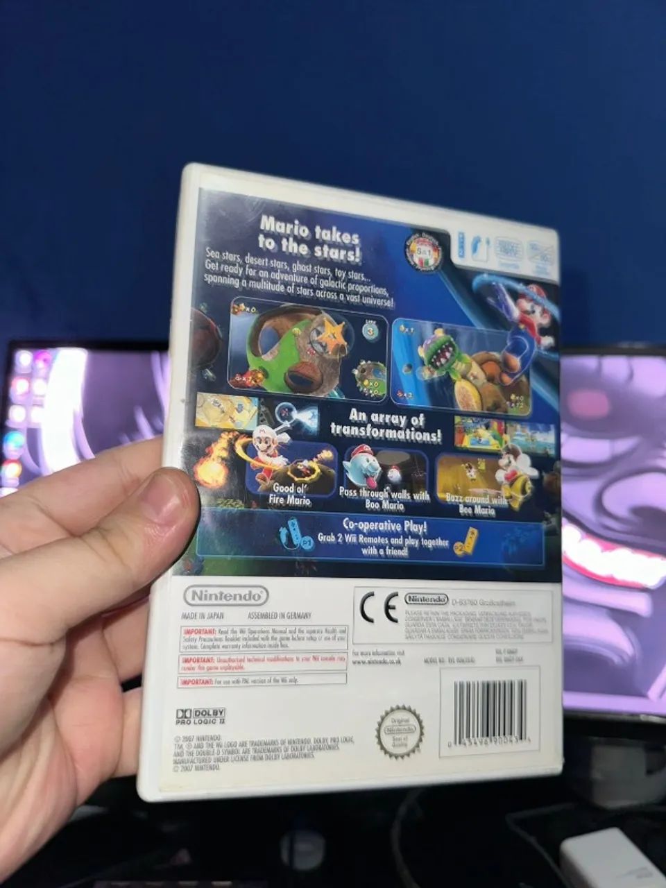 jogo original para nintendo wii - super mario galaxy 1 - europeu - Foto 3