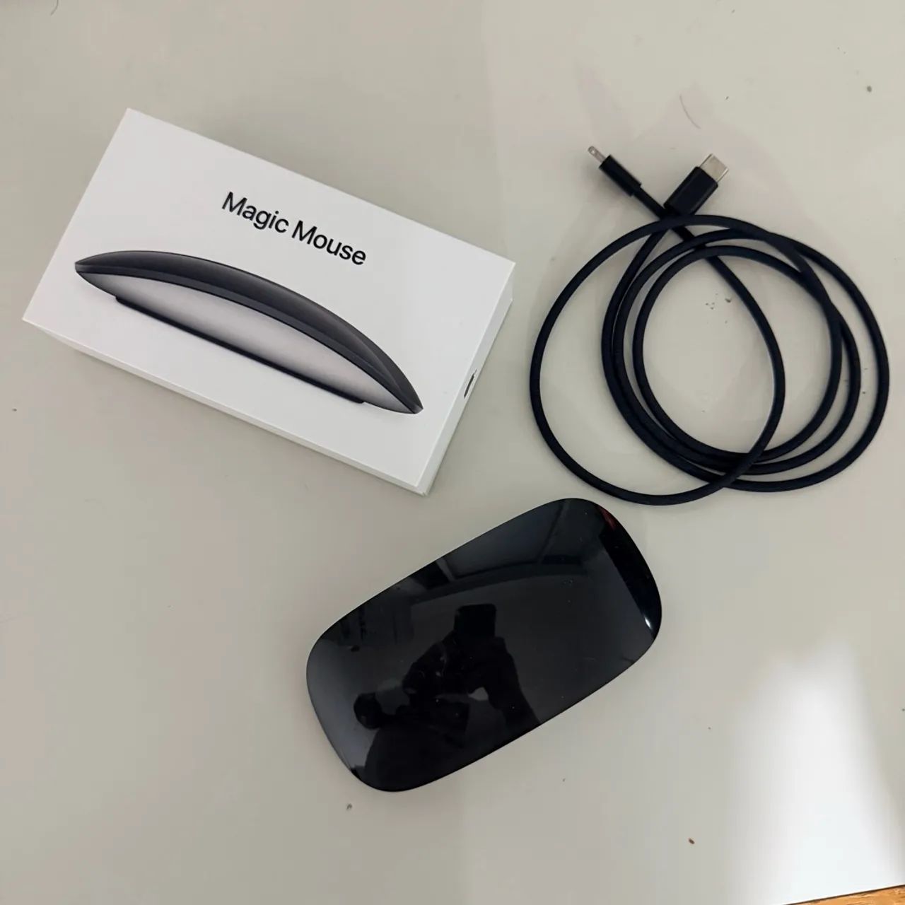 Apple Magic Mouse Preto Original - Modelo A1657 - Com Caixa Original