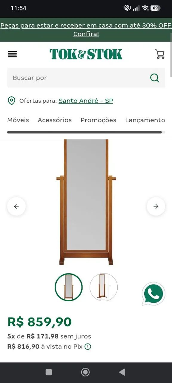 Espelho Tok Stok - Foto 4