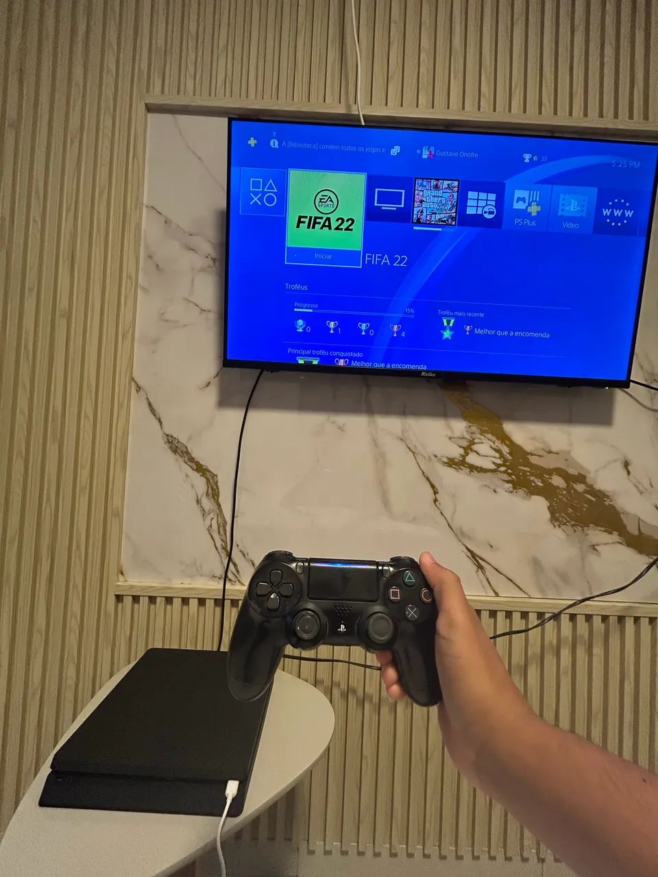 Ps4 slim perfeito estado - Foto 2