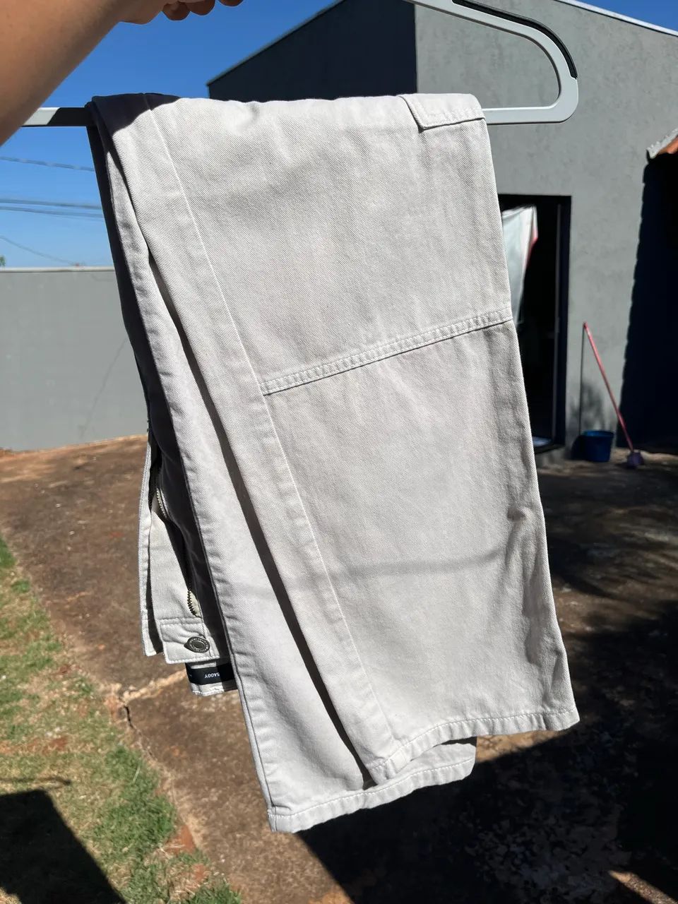 PROMOÇÃO CALÇA BAGGY CARGO BEGE 42 - Foto 5