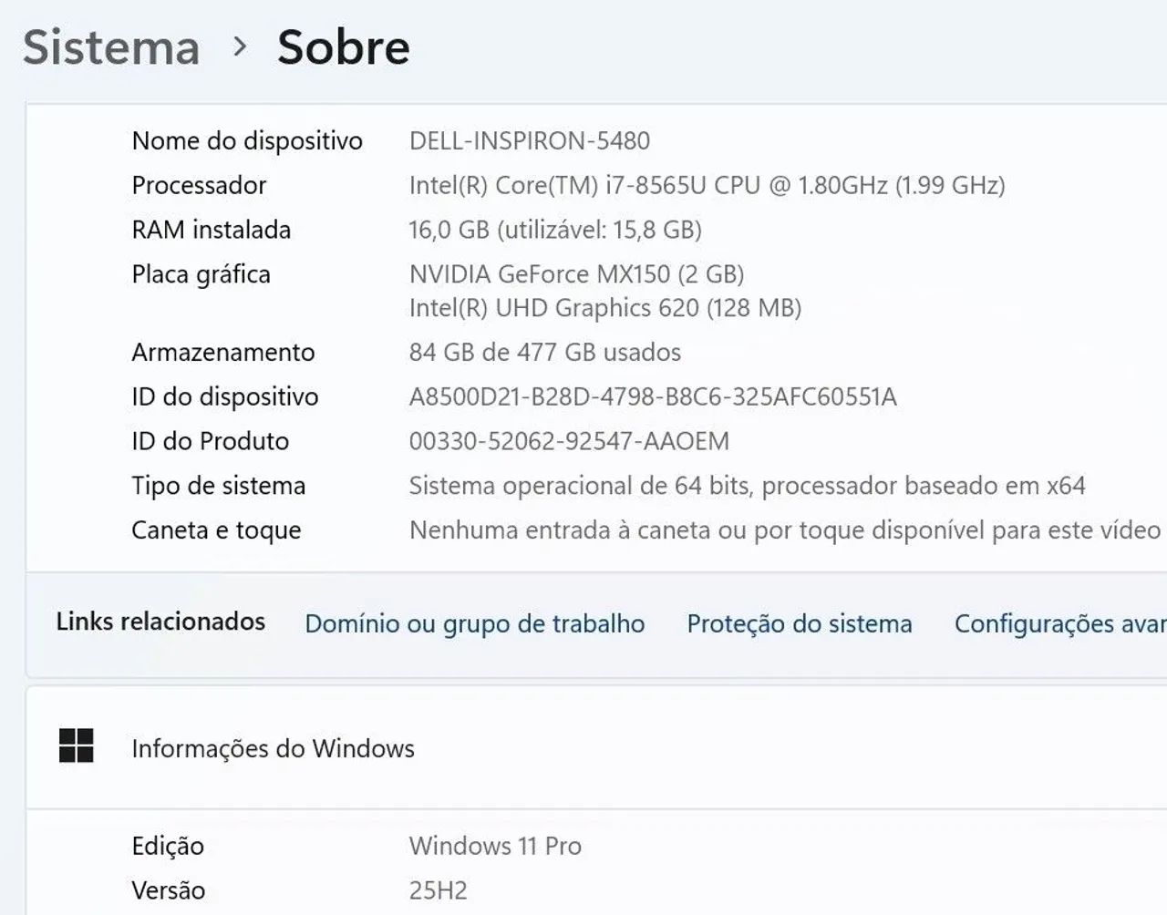 Notebook DELL i7/ GeForce/ NVME - Foto 4