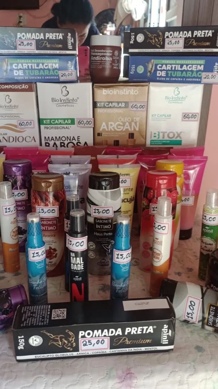 Vendo produtos de beleza e higiene pessoal 