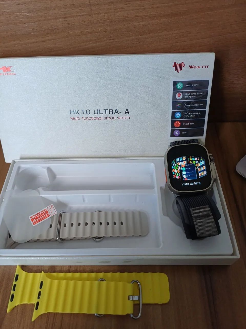 SMARTWATCH ULTRA COM PULSEIRA EXTRA hk10 - Foto 3