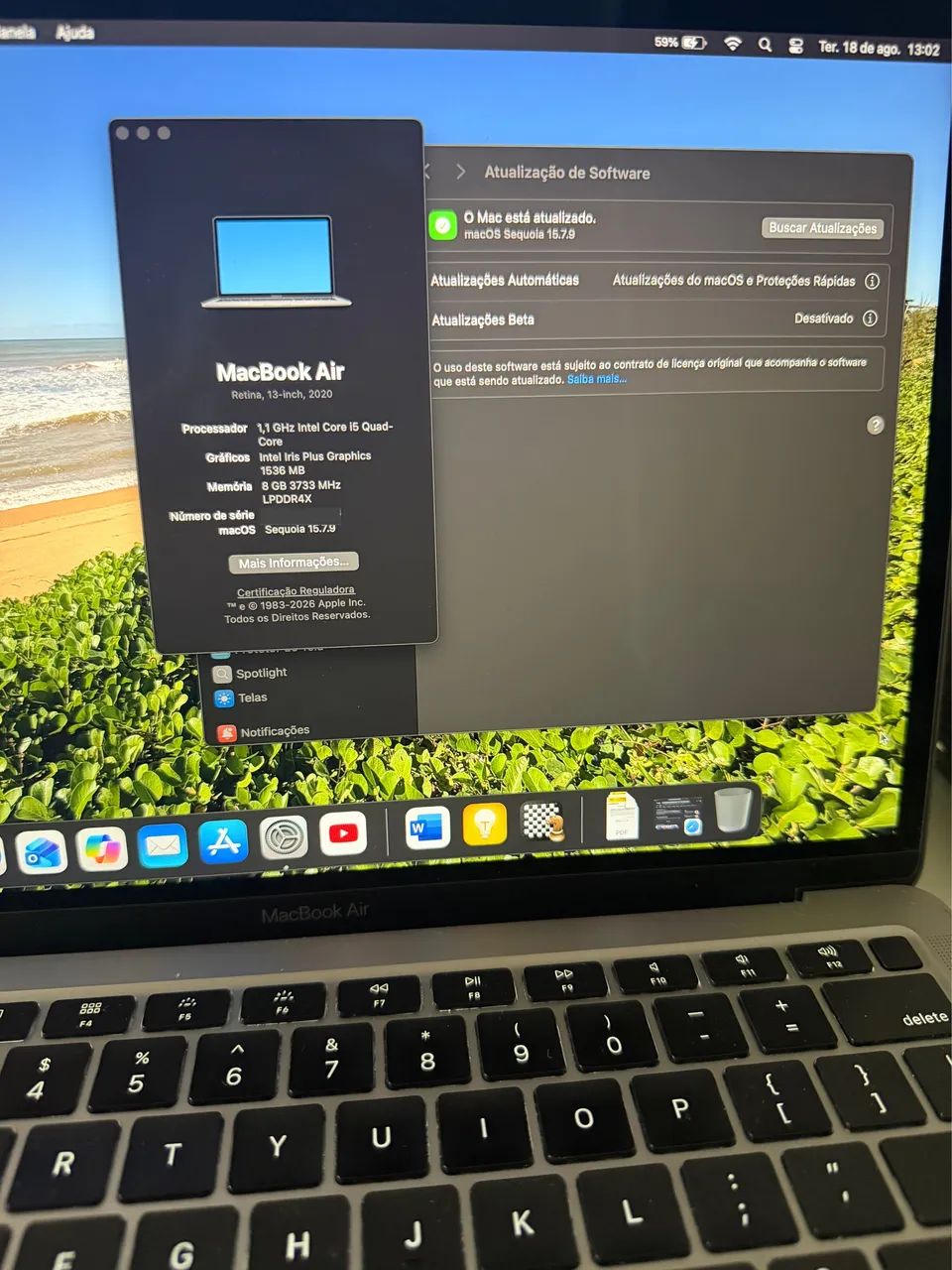 MacBook Air 13? 2020 ? Intel Core i5 | 8GB RAM | 512GB SSD - Foto 5