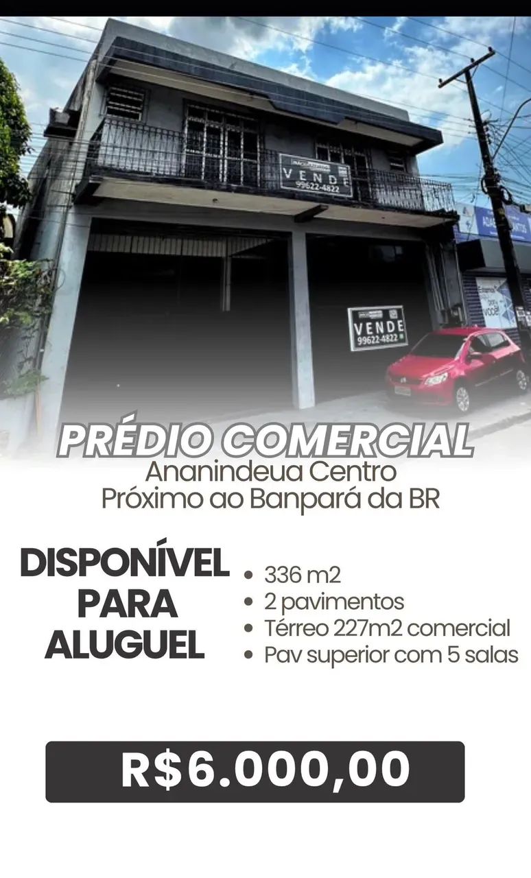 ALUGUEL OU VENDA - PRÉDIO COM 336M²