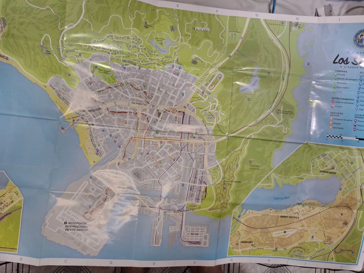GTA V Ps4 (com mapa) - Foto 3