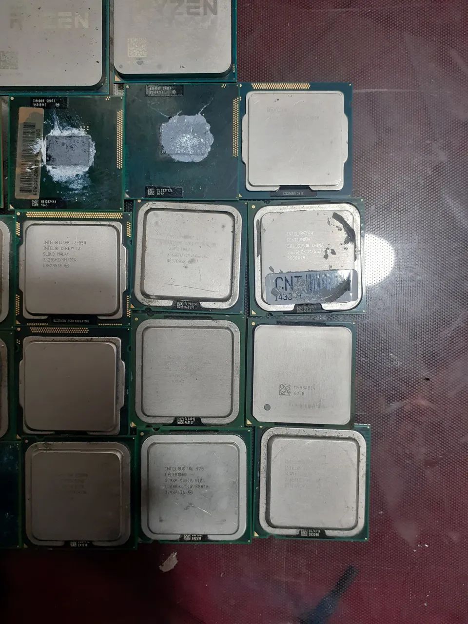 Lote de processadores