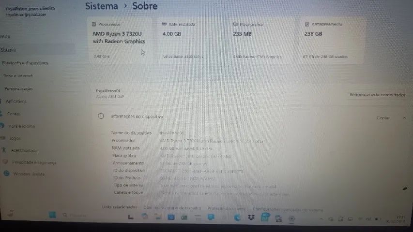 Notebook acer prata - Foto 4