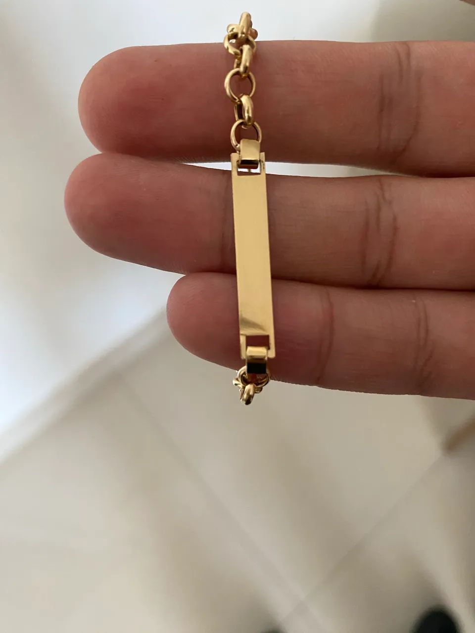 Pulseira infantil ouro 18k - Foto 2