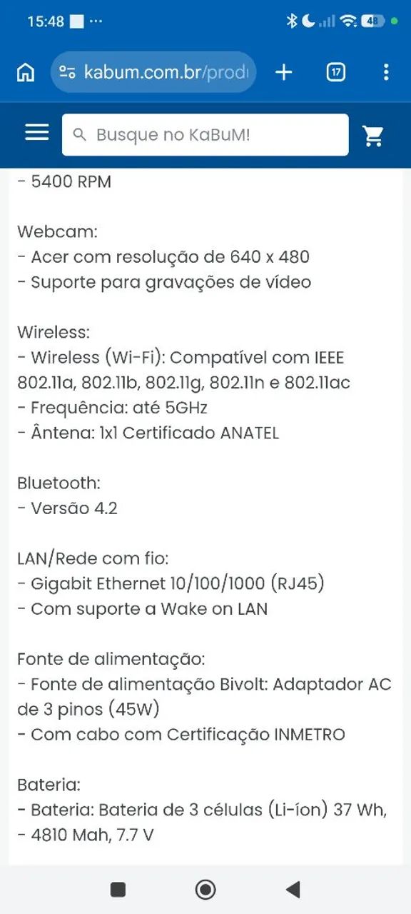 Notebook Acer Aspire - Foto 3