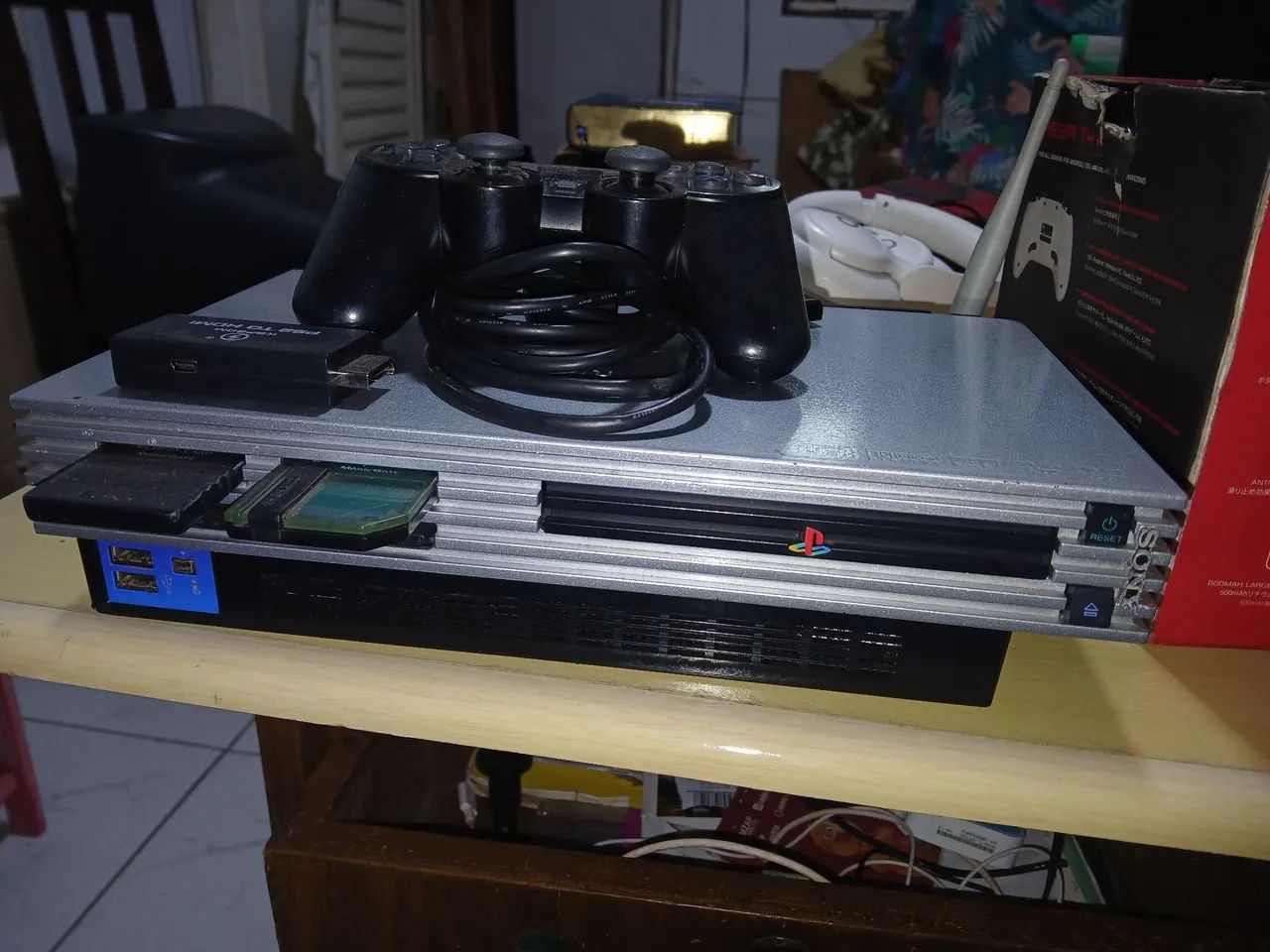 Ps2 fat com leitor ok