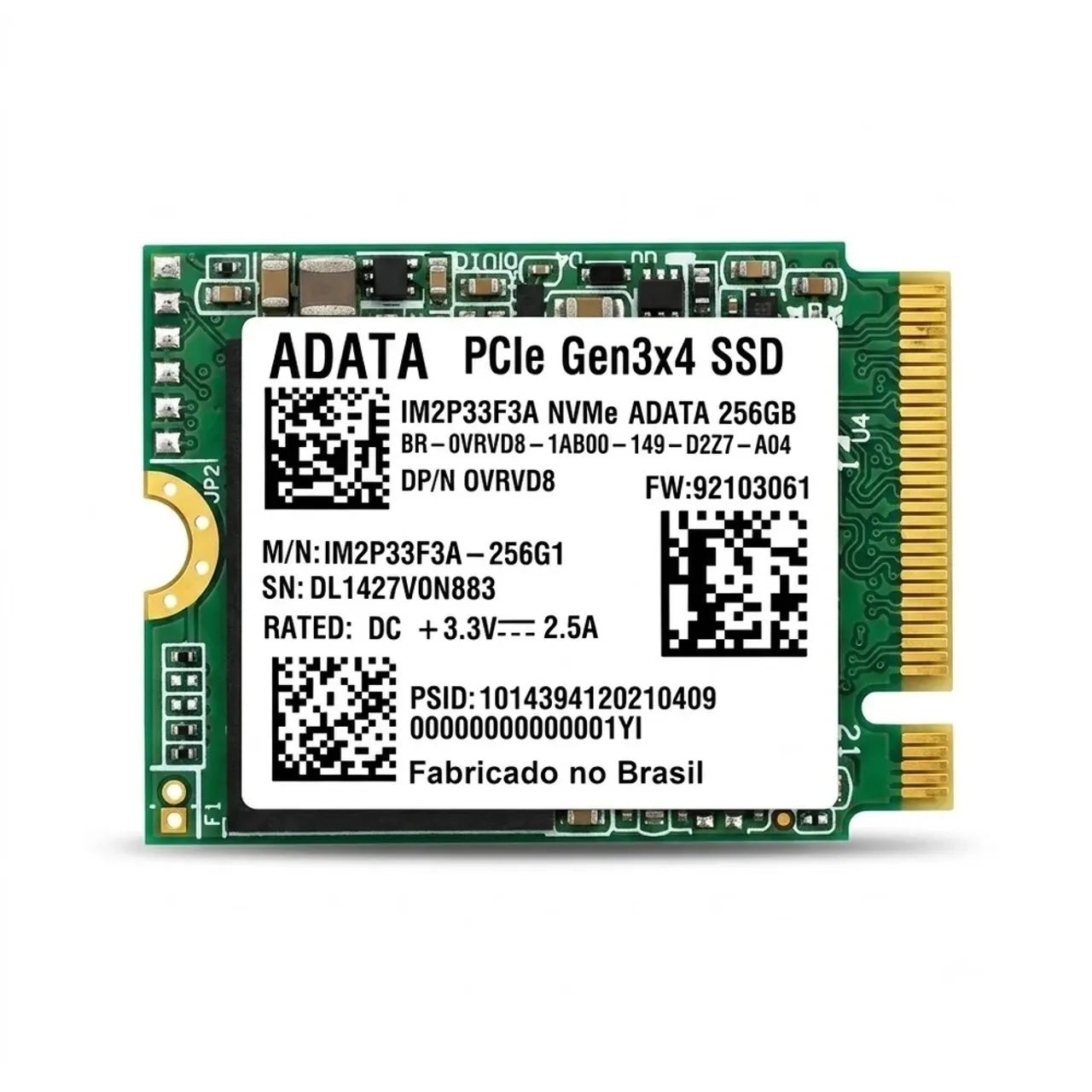 SSD NVME Adata 256gb