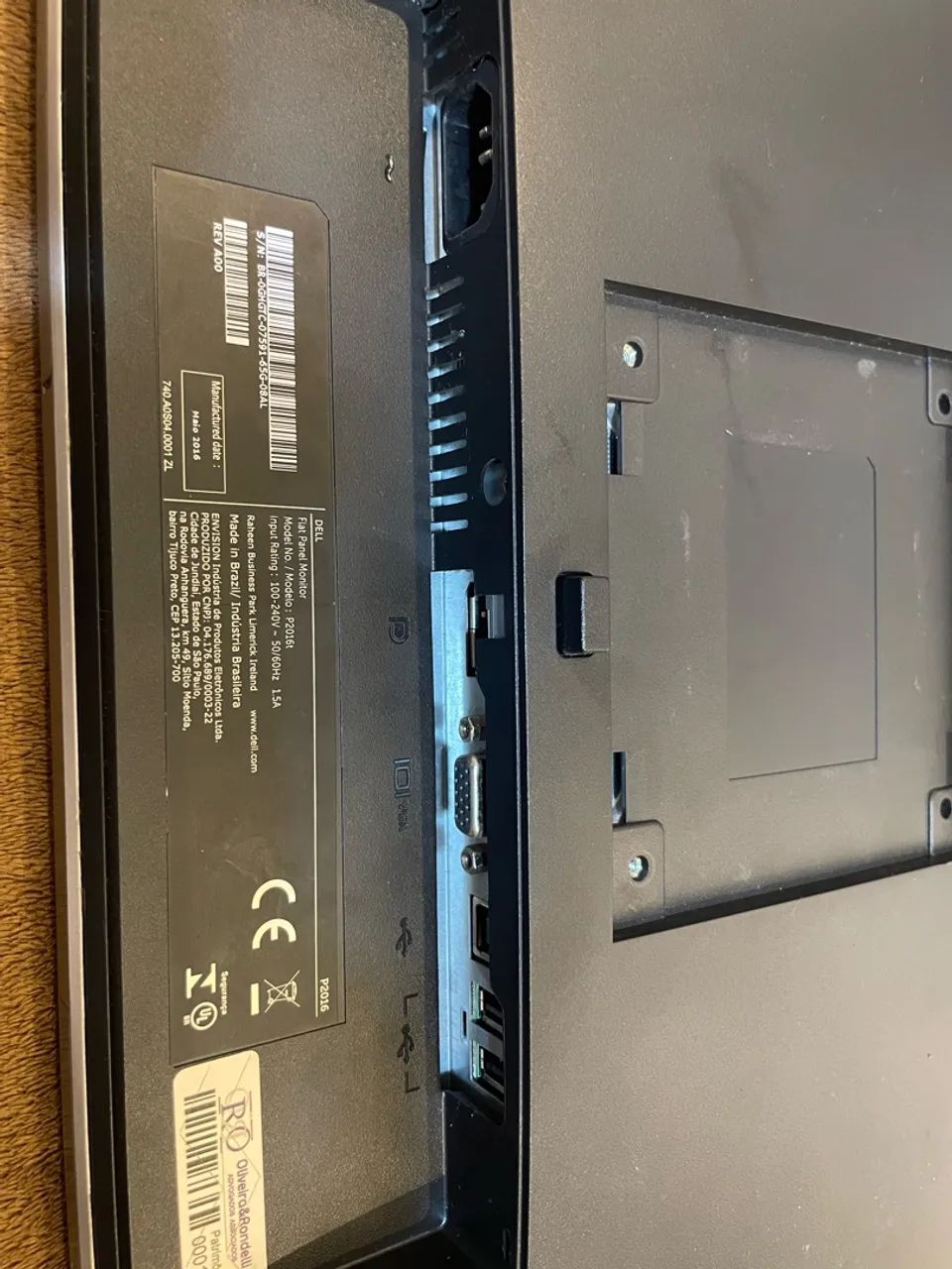 Monitor Dell P2016t - Foto 3