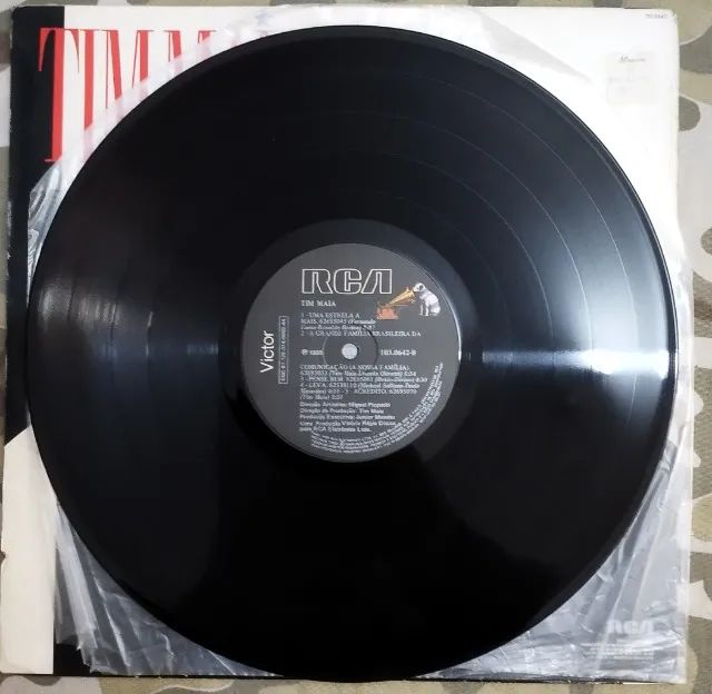 LP Vinil Tim Maia Bem-Vinda 1985 Com Encarte VG+ - Foto 5