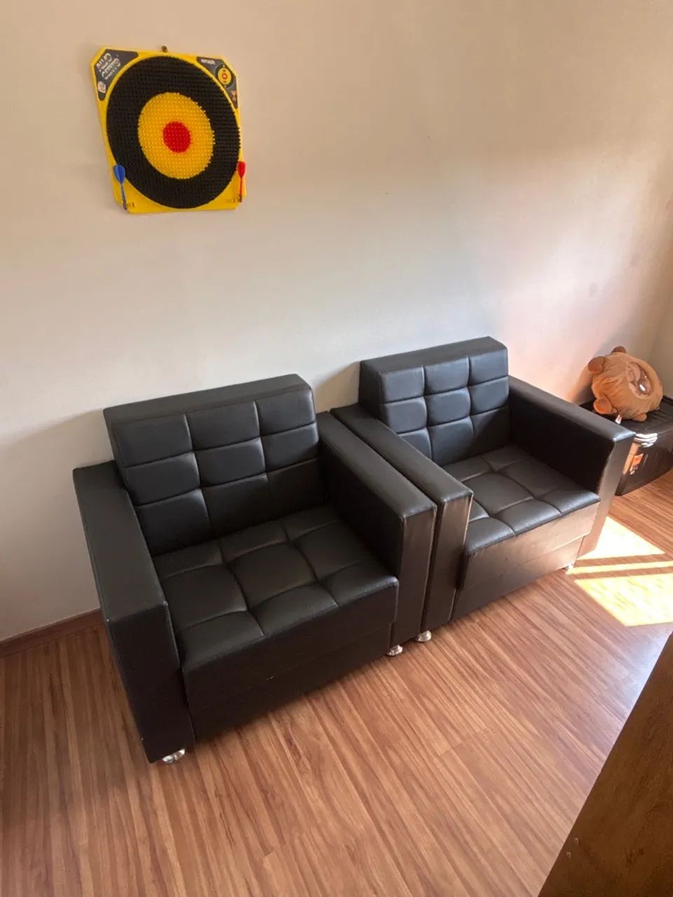 Poltrona decorativa preta - Foto 2