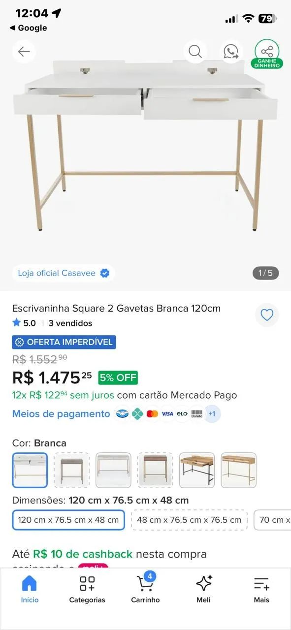 Mesa de Trabalho - Foto 4