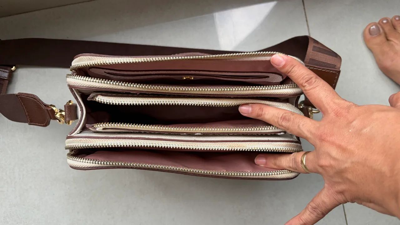 Bolsa luz da lua pouco usada - Foto 4