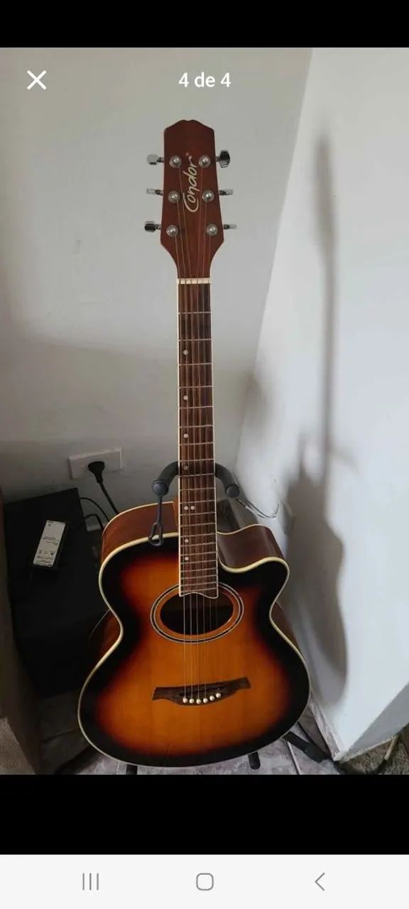 Vendo violão da marca Condor modelo csx 23 sb - Foto 4