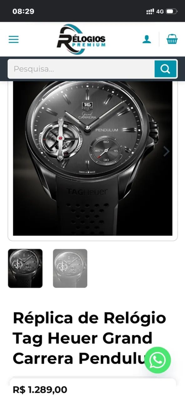 Vendo relógio tag heuer grand carrera - Foto 2