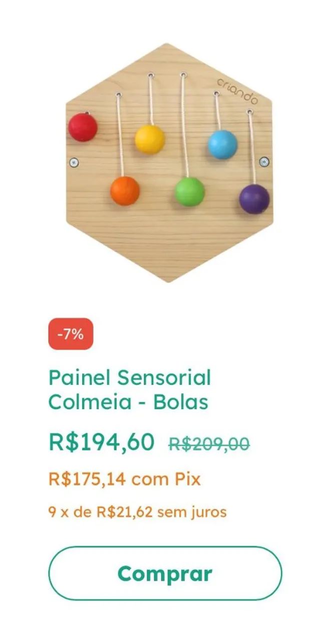 Brinquedos educativos - Marca CRIANDO - Foto 4