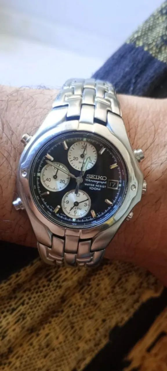 Seiko cronógrafo com alarme  - Foto 2