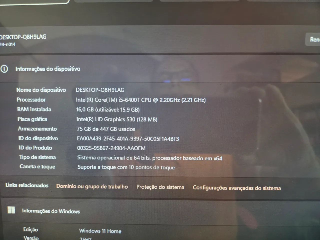 Microcomputador All in one HP Top - Foto 3