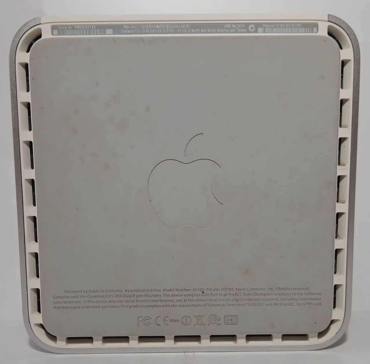 【未開封（シュリンク intact）】Apple Mac mini A1103 Apple Mac mini A1103 - Sem os cabos para testar ano 2005