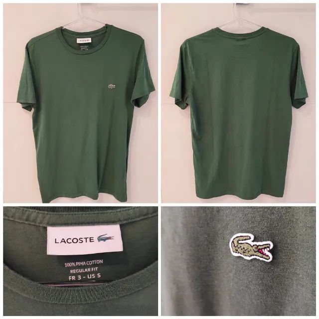 Camiseta Lacoste Pima Verde P