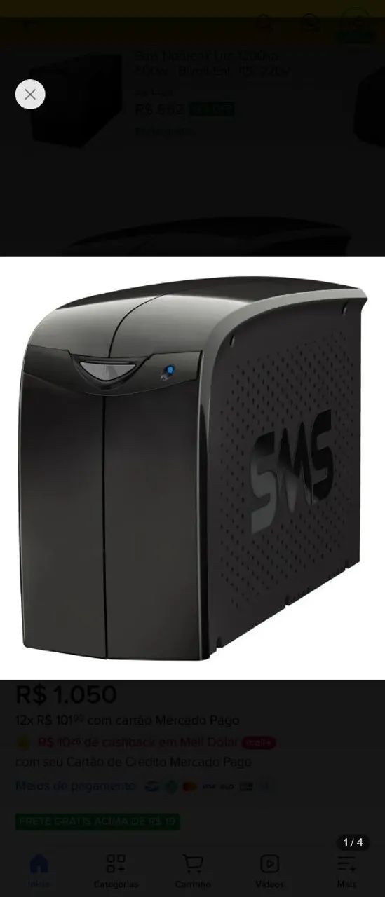 Nobreak SMS Station 2 - 1200 VA