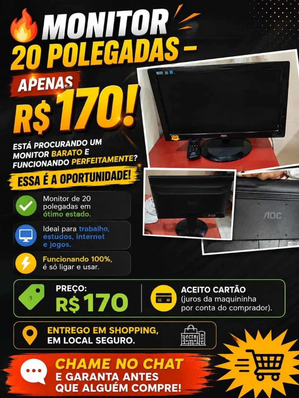 MONITOR 20 POLEGADAS 