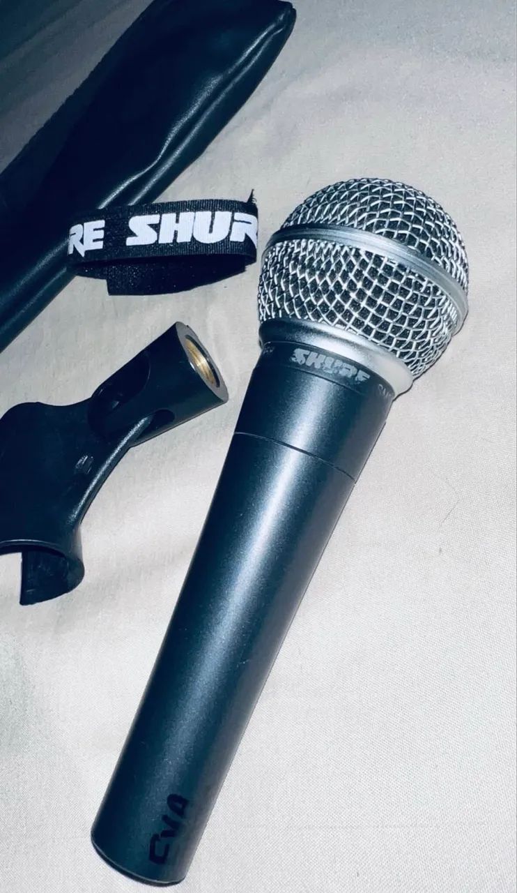 Microfone Shure SM58 - SEMI NOVO - Foto 4