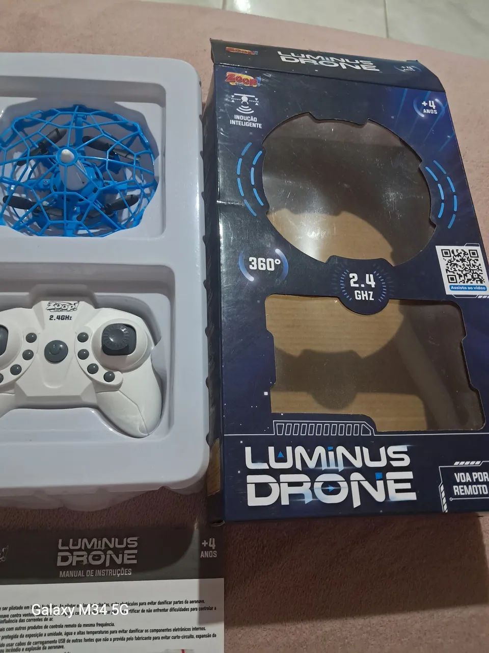 Drone luminus, usado poucas vezes , tudo funcionando  - Foto 3