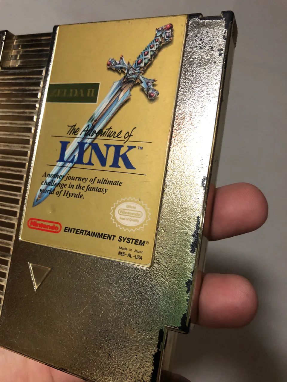 Zelda Nes Nintendinho Original  - Foto 2