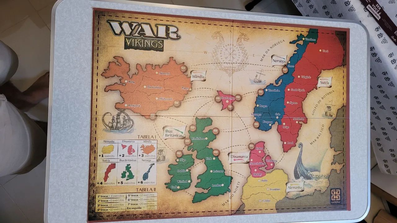Jogo de Tabuleiro War Vikings com Defeito - Foto 5