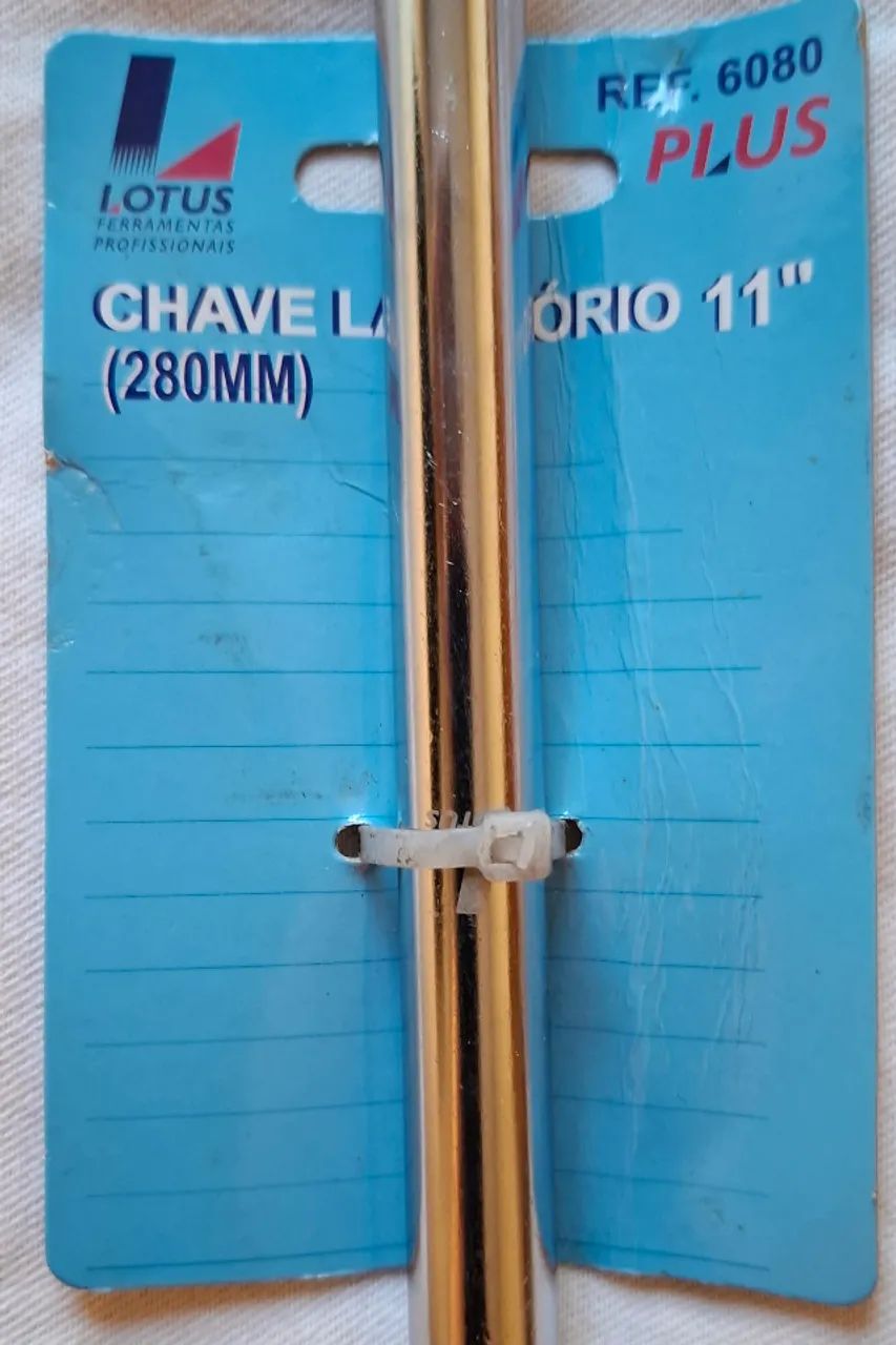 Chave lavatório, marca lótus, 11 polegadas, 280 mm, nova, nunca usada, na embala - Foto 3