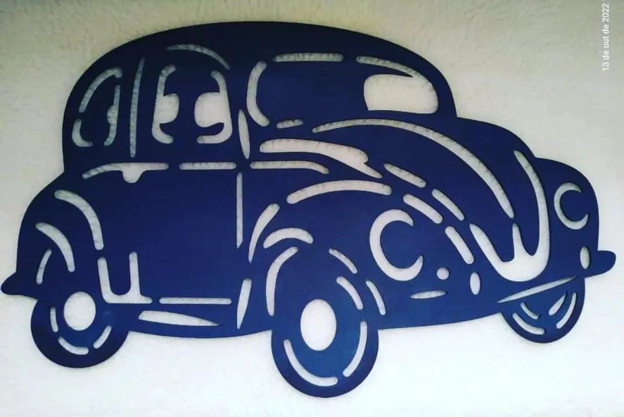 Quadro Fusca MDF 