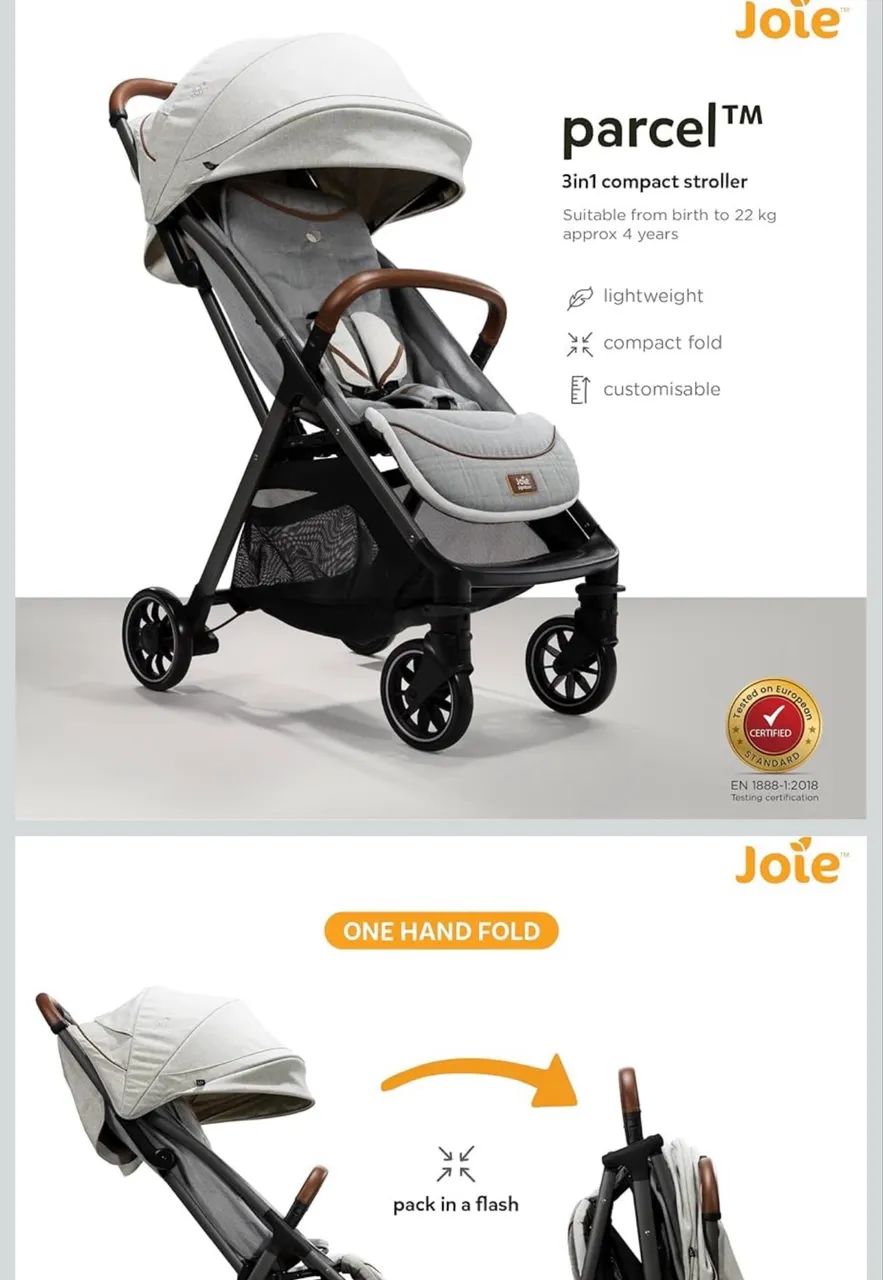 Carrinho e  bebê conforto Joie  - Foto 2