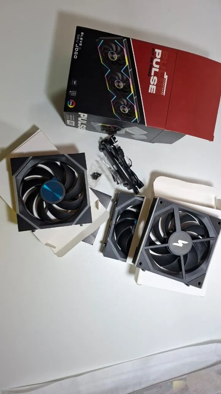 Fan Superframe Pulse ARGB 120mm com 3 unidades - Foto 3