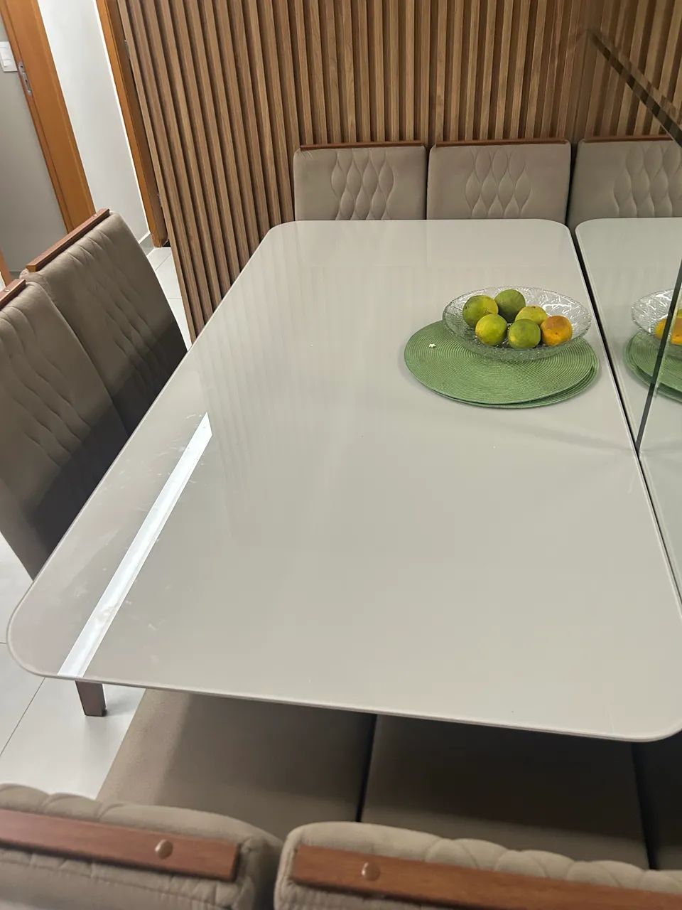 Mesa de vidro 6 cadeiras  - Foto 5