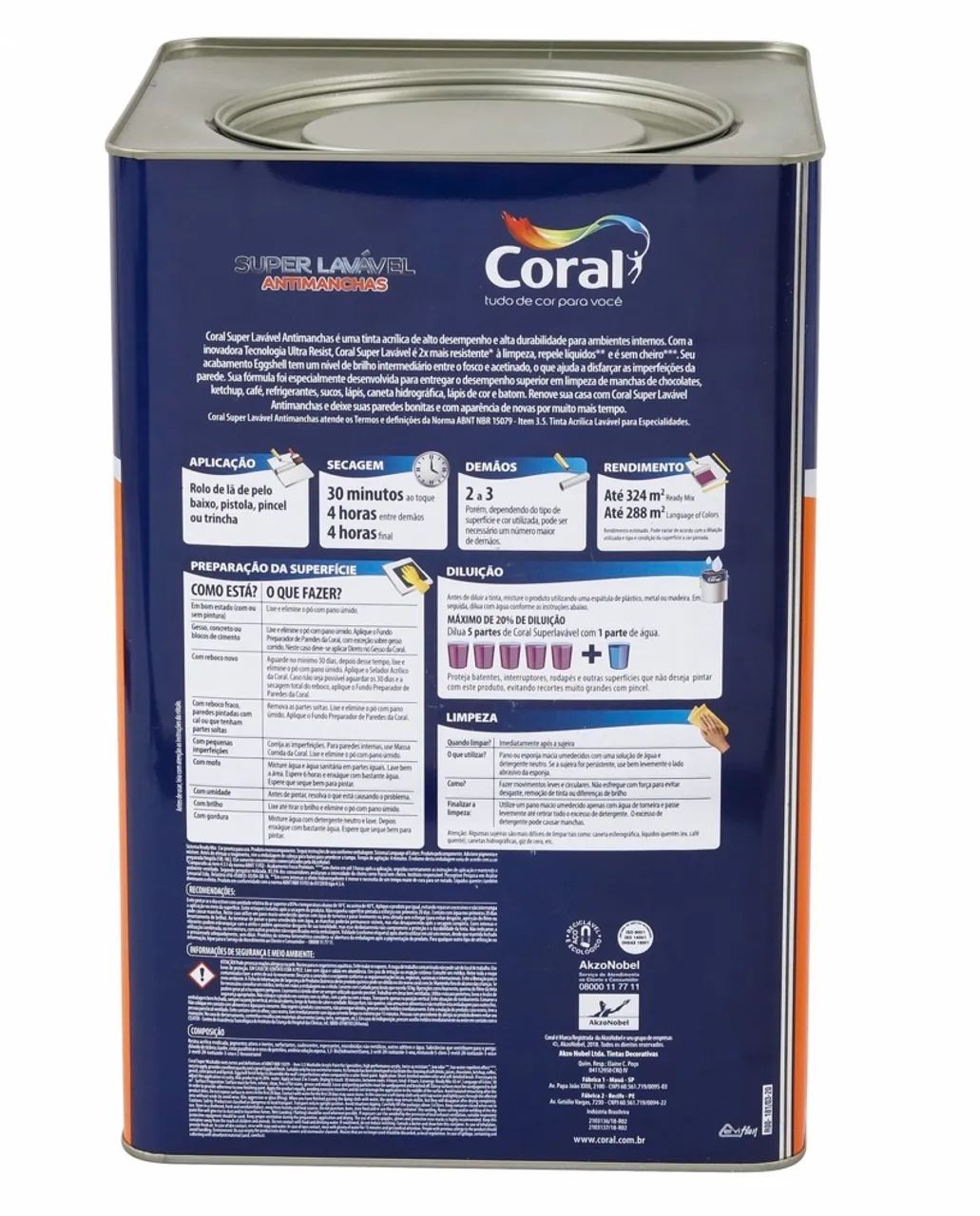 OFERTA - TINTA CORAL SUPER LAVÁVEL PREMIUM 18L - Foto 2