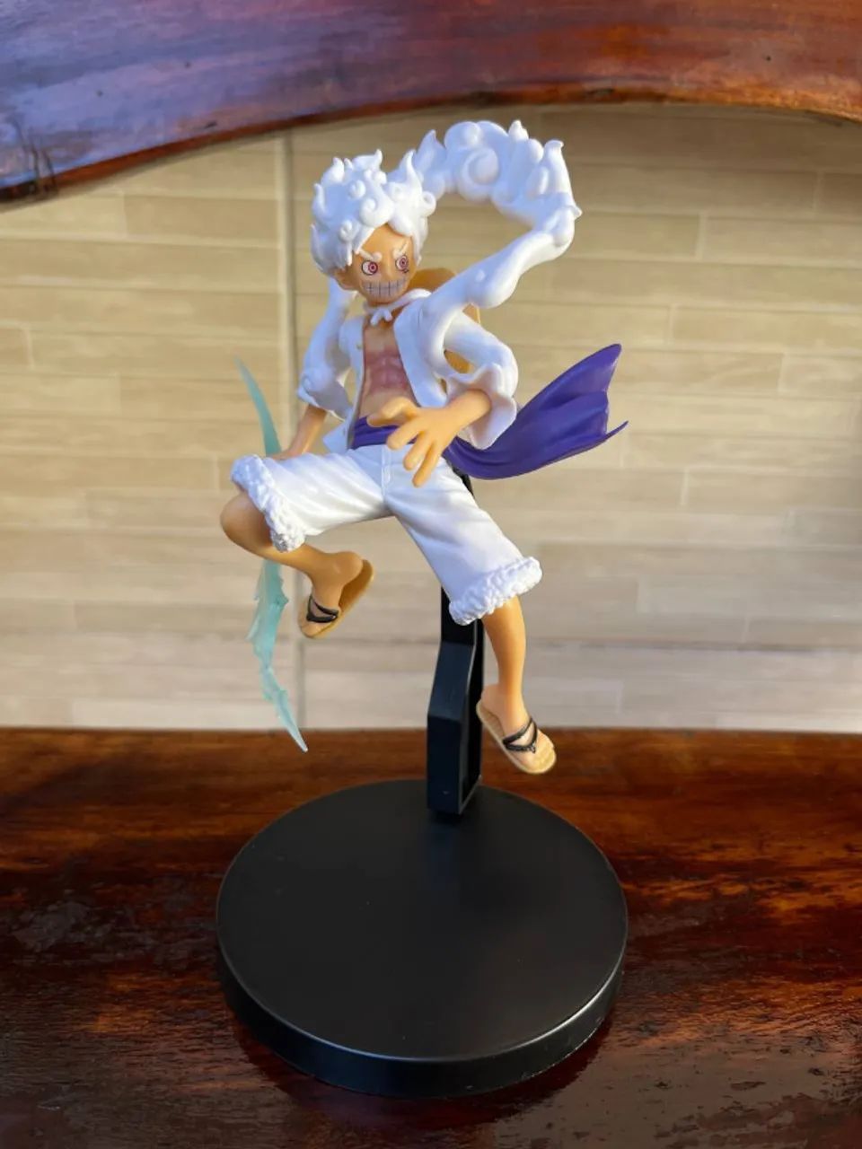 Action Figure One Piece - Luffy Gear 5 18cm Base Aérea - Foto 5