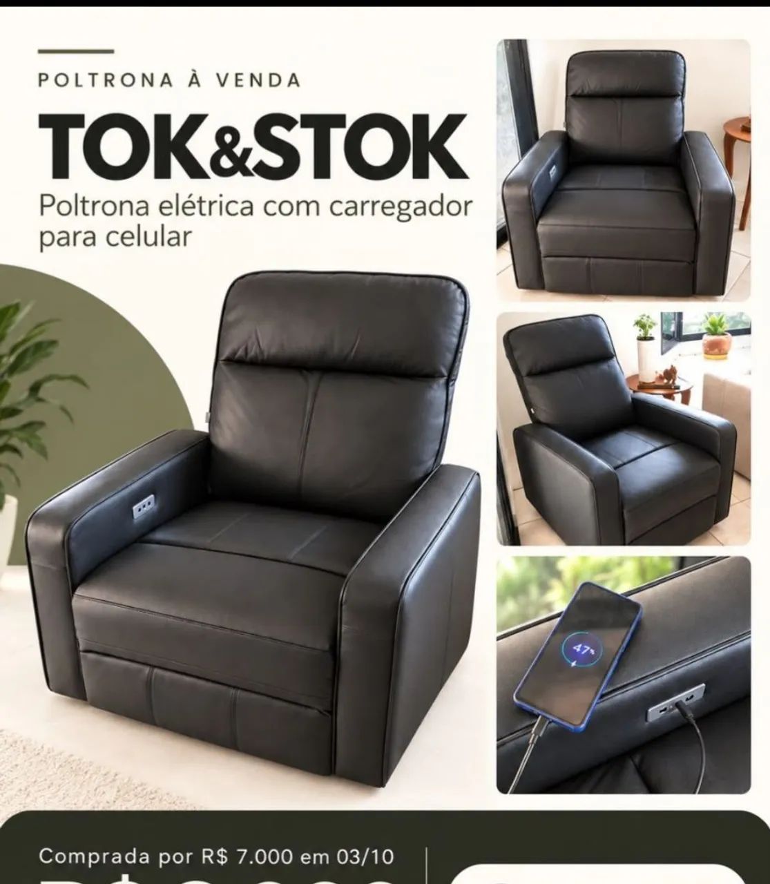Poltrona smart tok&Stok 
