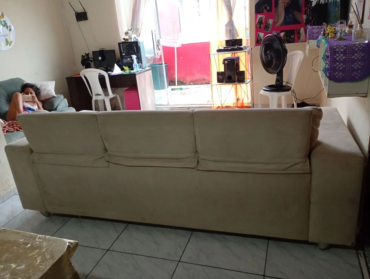 Vender-se esse Sofá. De 3 Lugares sofá Cama. Whatsapp *