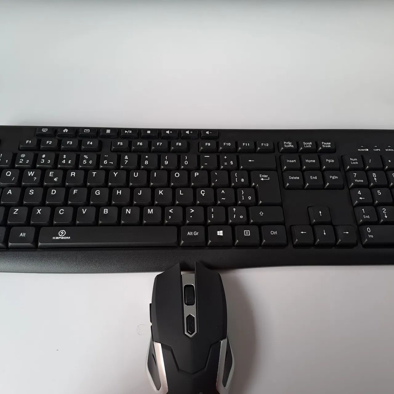 Kit Teclado e Mouse Sem Fio Bluetooth Kapbom KA-668 - Foto 3
